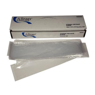 Allrap Air/Water Syringe Sleeves, Clear, 2.5" x 10", 500/Pk, SS500 thumbnail 20