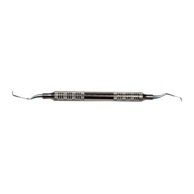 American Eagle Standard Gracey Curette #13-14, Posterior Distal, Double-Ended, EagleLite Stainless Steel Z-Handle, 3/8", AEG13-14Z, 1/Pk thumbnail 14