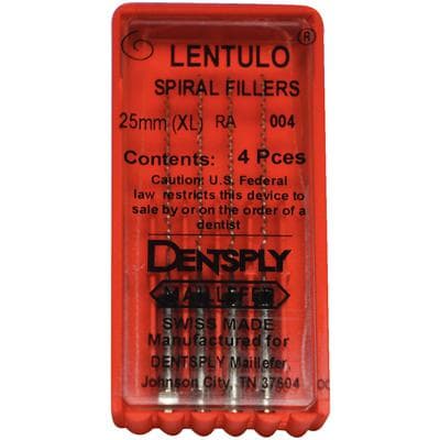 Dentsply Maillefer Lentulo Spiral Filler, Size #4, 25 mm, Right Angle, Black, 4/Pkg, 671573 thumbnail 13