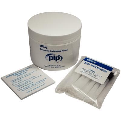 Keystone Industries Mizzy PIP Pressure Indicator Paste, Pure White Silicone, 8 oz Jar with Brushes, 6120400 thumbnail 12