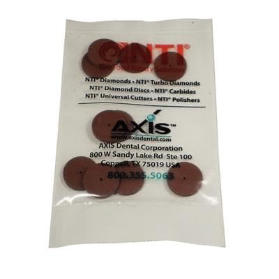 NTI Silicone Polisher, Brown, Large Disc #220, Unmounted, 10/Pk, P0001-220 thumbnail 7