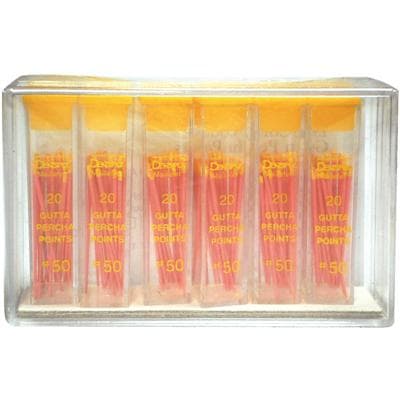 Dentsply Maillefer Gutta Percha Points, ISO #50, Yellow, .02 Taper, 30mm, 120 Points (6 Vials of 20), 670975 thumbnail 5