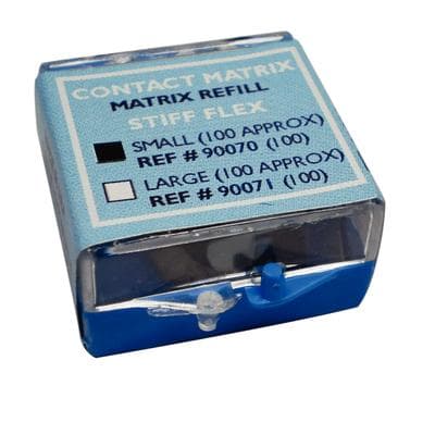 Zest Anchors Stiff Flex Matrices, Small, 100/Pkg - Stiff Flex Matrices, 100/Pkg - Small - Image 1