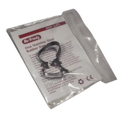 Hu-Friedy Satin Steel Rubber Dam Clamp, #6, Anterior, Winged, 1/Pk, RDCM6 thumbnail 11