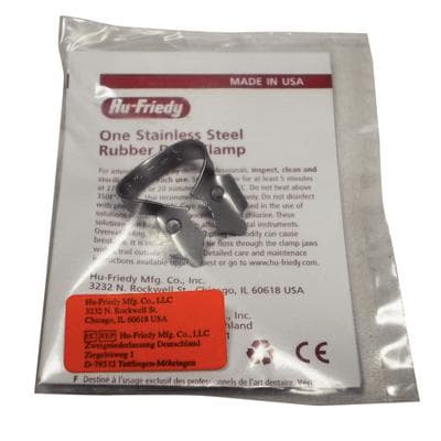 Hu-Friedy Satin Steel Rubber Dam Clamp, #12A, Winged, Lower Right Molars, 1/Pk, RDCM12A thumbnail 17