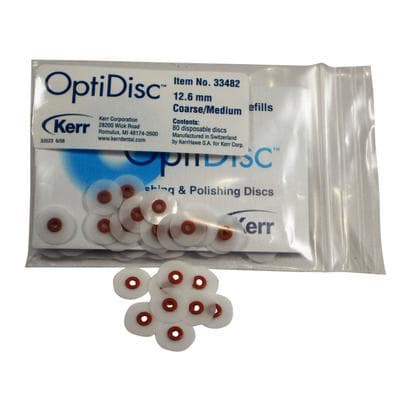 Kerr OptiDisc Finishing & Polishing Disc Refills, 12.6mm, Coarse/Medium, 80/Pk, #33482 thumbnail 13