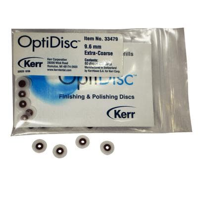 Kerr OptiDisc Finishing & Polishing Disc Refills, 9.6mm, X-Coarse (Extra-Coarse), 80/Pk, #33479 thumbnail 13