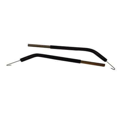 Macan R-L16 Tungsten Surgical Electrode Tip, Right J-Shaped Hook, 1 mm x 2.3 mm, 1/16" Shaft, 2/Pkg, M16 thumbnail 3