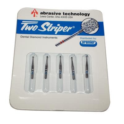 Two Striper TS2000 ShortCut Diamond Bur, FG Short Shank, Round #2S, Medium Grit, 1.1mm Diameter, 5/Pk, 2015917 thumbnail 8