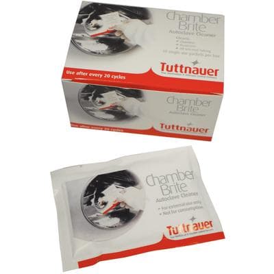 Tuttnauer Chamber Brite Autoclave Cleaner Powder Packets, Pre-Measured, 10/Bx, CB0010 thumbnail 11