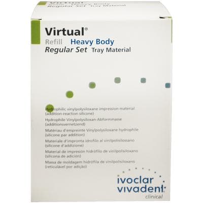 Virtual VPS Impression Material Heavy Body Regular Set Refill, 2 x 50 ml Cartridges with 6 Mixing Tips, 768525 thumbnail 12