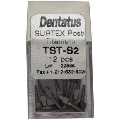 Dentatus Surtex Classic Titanium Post Refill, Short, 1.20 mm Diameter, 7.8 mm Length, 12/Pkg, TST-S2 thumbnail 6