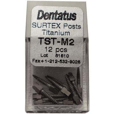 Dentatus Surtex Classic Titanium Post Refill, Medium M2, 1.20 mm x 9.3 mm, 12/Bx, TST-M2 thumbnail 11