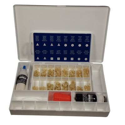 DirectCrown Adult Temporary Crown & Bridge Kit, 112 Crown Shells, Opaque, Sizes 1-16, Powder & Liquid, 1/Pkg thumbnail 6