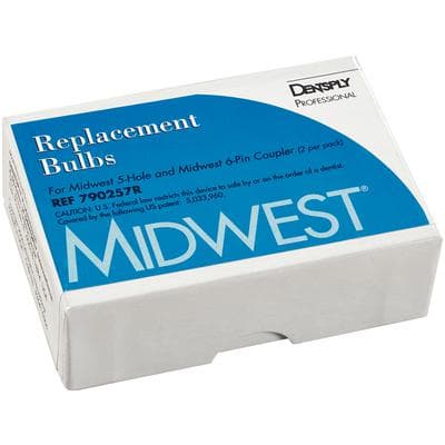 Dentsply Sirona Midwest Replacement Bulb for 5-Hole/6-Pin Coupler, 2/Pack, 790257R thumbnail 7