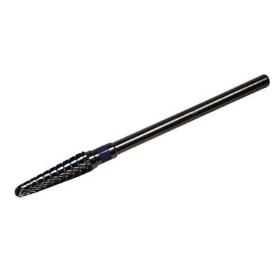 NTI® Universal Cutter SPF, Spiral Fine Cross Cut, Round End Taper, HP Shank, Purple, #UC079SPF-040 thumbnail 9