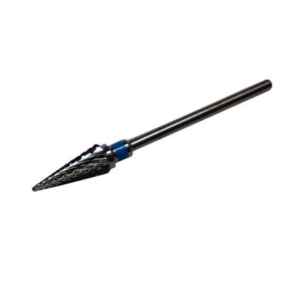 NTI Universal Cutter, Regular Cross Cut (E), Round End Taper, HP Shank, 6.0 mm x 14 mm, Blue, 1/Pk, UC257RE-060 thumbnail 10
