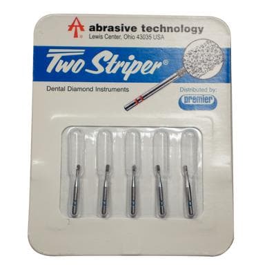 Two Striper ShortCut Diamond Burs FGSS, Operative, 330 S, Medium, Pear, 0.9 mm, Blue, Pkg/5, 2015914 thumbnail 10