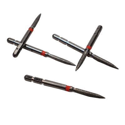 Alpen® Carbide Trimming & Finishing Bur, 12-Blade, FG, #EF6, 1.4 mm, 5/Pk, R700EF6 thumbnail 6
