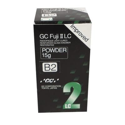 GC Fuji II LC Improved Light-Cured Glass Ionomer Restorative Powder Refill, Shade B2, 15 g, 1/Pk thumbnail 8