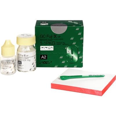 GC Fuji IX GP Packable Glass Ionomer Restorative, 1:1 Standard Pack, Shade A2, 15 g Powder / 6.4 ml Liquid, 1/Pkg, 000152 thumbnail 24