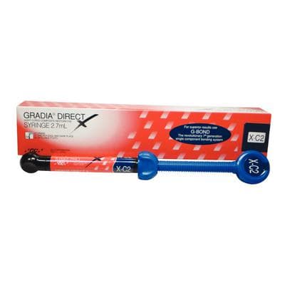 GC America Gradia Direct X Universal Composite Syringe Refill, Shade X-C2, 5g (2.7 mL), 1 Syringe, #002610 thumbnail 10