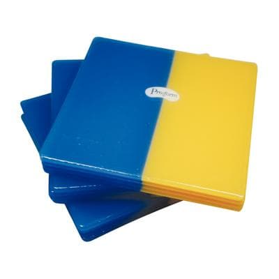 Pro-Form Dual-Color Mouthguard Laminate, Blue/Yellow, 5" x 5", 0.160" (4mm), 12/Pack, 9598150 thumbnail 12