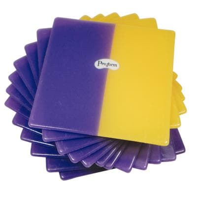 Pro-Form Mouthguard Laminates Dual-Color, 0.160" (4mm), 5" x 5", Purple/Yellow, 12/Pkg, 9598340 thumbnail 7