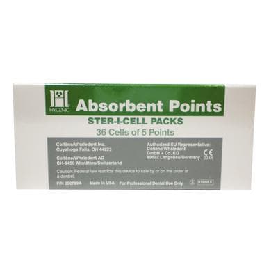 Hygenic Ster-I-Cell Absorbent Paper Points, Medium, Conventional .02 Taper, 180/Box, H03204 thumbnail 17