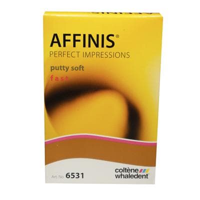 Coltene Affinis Putty Soft Fast Set Vinylpolysiloxane Impression Material, Beige Base & White Catalyst, 600 mL (2 x 300 mL), C6531 thumbnail 9