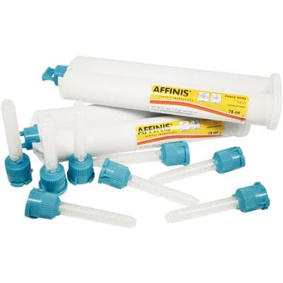 Affinis System 75 Tray A-Silicone Impression Material, Heavy Body, Fast Set, 75 ml Cartridges, Caramel, 2/Pk, C6620 thumbnail 13