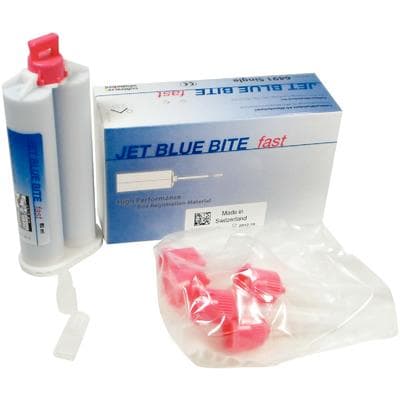 Coltene Jet Blue Bite Bite Registration Vinylpolysiloxane, Fast Set, 50 mL Cartridge, Single Pack, C6491 thumbnail 21