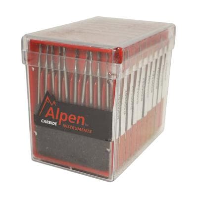 Alpen Surgical Carbide Bur, FG, Flat End Straight Fissure Cross Cut, #557, 1.0 mm, 10/Pk, R500557 thumbnail 15