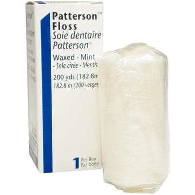 Patterson® Dental Floss, Waxed, Mint, 200 yd Refill Spool - Patterson® Floss, 200 yd Refill Spool - Waxed, Mint - Image 1