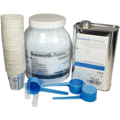 Fastray Custom Tray and Acrylic Base Plate Material Bulk Kit, Blue, Regular Set, 5 lb Powder & 32 oz Liquid, 0921386 thumbnail 13