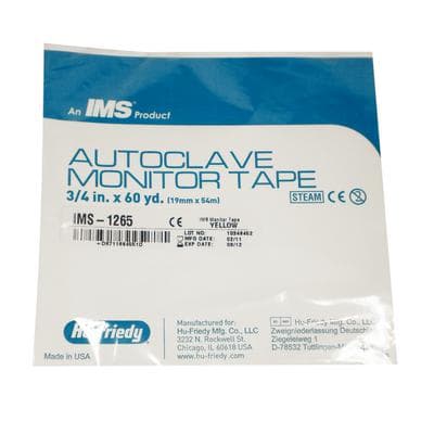Hu-Friedy IMS Autoclave Monitor Tape, Yellow, 3/4" x 60 yd, IMS-1265 thumbnail 17