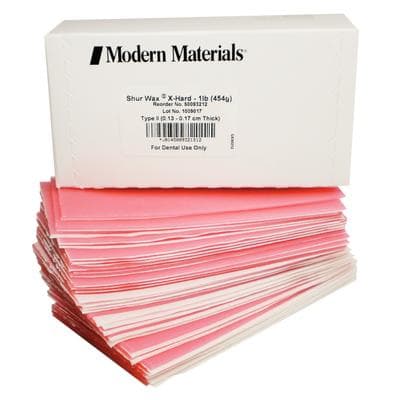 Kulzer Modern Materials Shur Wax Baseplate Wax, X-Hard, Pink, 1 lb Box, 28 Sheets, 50093212 thumbnail 11