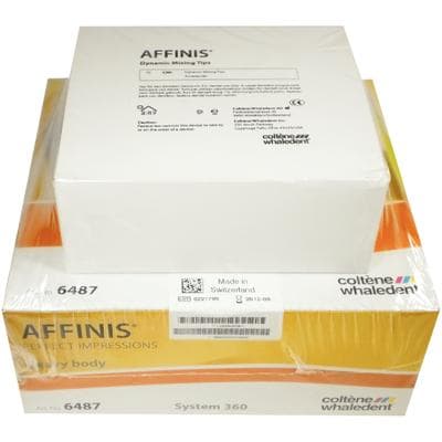 AFFINIS System 360 Heavy Body VPS Impression Material Refill Pack, 2 x 300 ml Base + 2 x 62 ml Catalyst, Light Brown/Caramel, 6487 thumbnail 9