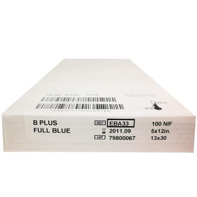Radiomat™ B-Plus Panoramic X-Ray Film, Full Speed Blue, 5" x 12", 100/Pkg, EBA33 thumbnail 2