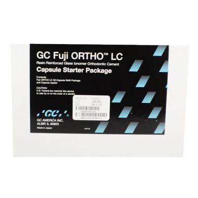 GC Fuji Ortho LC Light-Cure Resin-Reinforced Glass Ionomer Orthodontic Cement, Capsule Starter Kit, 50 Capsules, 439451 thumbnail 12