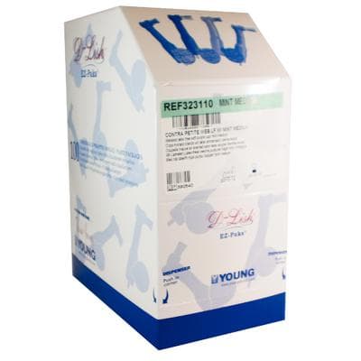 D-Lish EZ-Paks Prophy Paste & Disposable Contra Angle, Latex-Free, Medium Grit, Mint, Petite Web, 100/Pkg, 323110 thumbnail 9