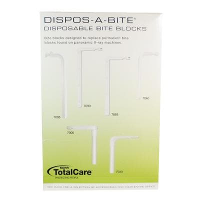 Kerr Dispos-a-Bite Pinnacle Disposable Bite Blocks for Panoramic X-Ray Machines, Model 7085, Fits Yoshida/Kaycor/Panoura, L-Shape, 100/Box thumbnail 4