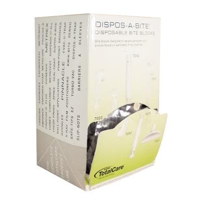 Dispos-a-Bite Pinnacle Disposable Bite Blocks for Panoramic X-Ray Machines, Model 7080, Fits Belmont Autopan and Fiad-Rotograph, 100/Box thumbnail 4