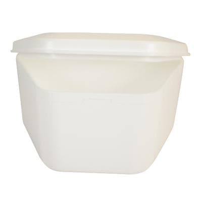 Patterson® Plastic Denture Box, White, 2-1/2" W x 1-3/4" D x 3-1/2" L, 12/Pkg - Patterson® Plastic Denture Box – 2-1/2” W x 1-3/4” D x 3-1/2” L, 12/Pkg - White - Image 1