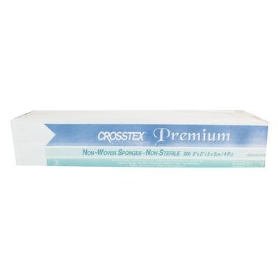 Crosstex Premium Non-Woven Sponges, 2" x 2", 4-Ply, Non-Sterile, 5000/Case, ENCNW thumbnail 8