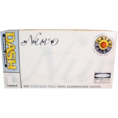 Nuvo Vinyl Exam Gloves, Powder-Free, Non-Sterile, Large, White, 100/Box, NV100L thumbnail 18