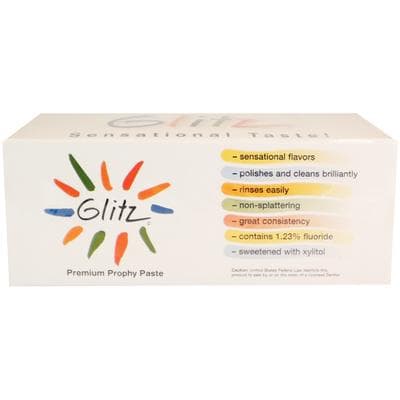 Glitz Prophy Paste, Fine Grit, Assorted Flavors, Unit Dose Cups, 200/Pkg - Glitz Prophy Paste, 200/Pkg - Assorted Flavors for Kids - Image 1