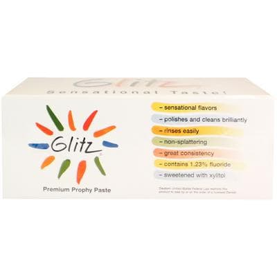 Glitz Prophy Paste, Coarse Grit, Fruit Basket Flavor, Unit Dose Cups, 200/Pkg - Glitz Prophy Paste, 200/Pkg - Coarse, Fruit Basket - Image 1