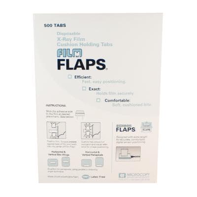 Microcopy FLAPS Original Cushioned Bite Tabs, White, 500/Box, FLF thumbnail 20