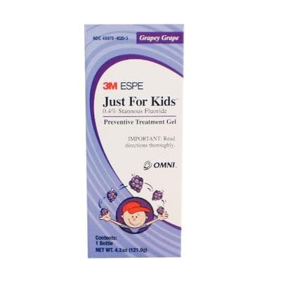 3M™ Just For Kids™ 0.4% Stannous Fluoride Brush-On Gel, Grapey Grape Flavor, 4.3 oz Tube, 12107G thumbnail 16